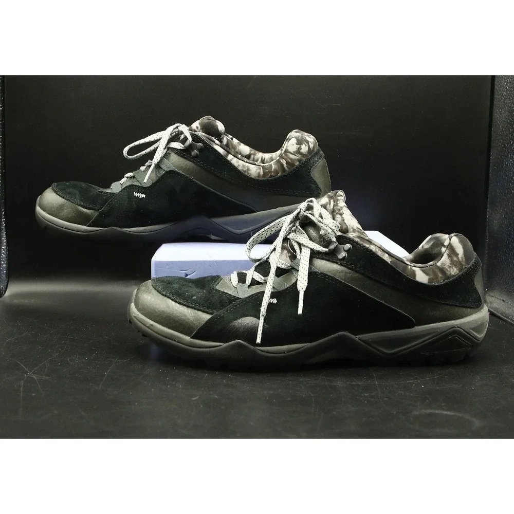 Merrell Fluorecein Women's Hiking Trail Shoes US 9 Black Camo Sneakers J32308